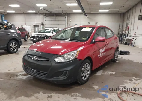 2014 Hyundai Accent Gls z USA, uszkodzony, nr VIN KMHCT4AE1EU675258